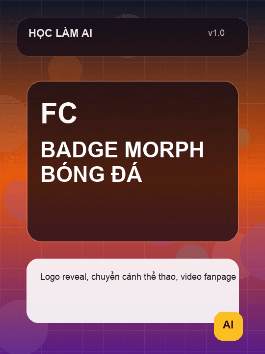 Chatbot biến hình logo đội bóng cực viral