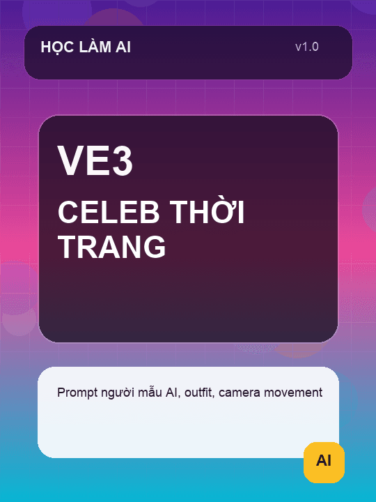 Chatbot tạo video celeb đi dạo thời trang