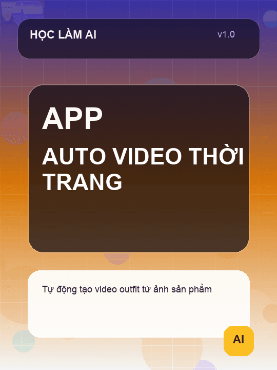 AUTO APP tạo video thời trang nữ
